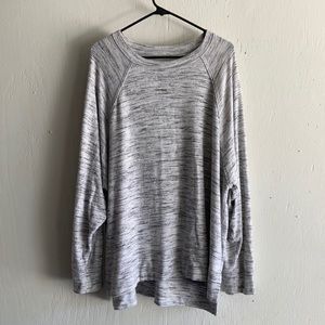 grey oversize sweater